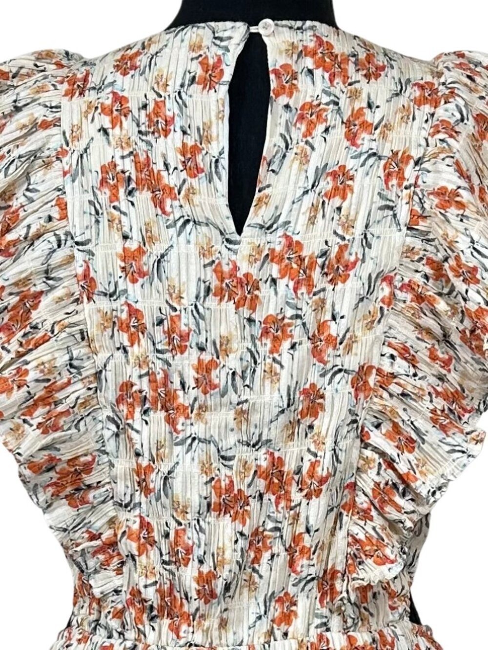 Minkpink Urban Outfitters NWT Floral Ruffle Sleeveless Dress Size XS - Picture 5 of 13